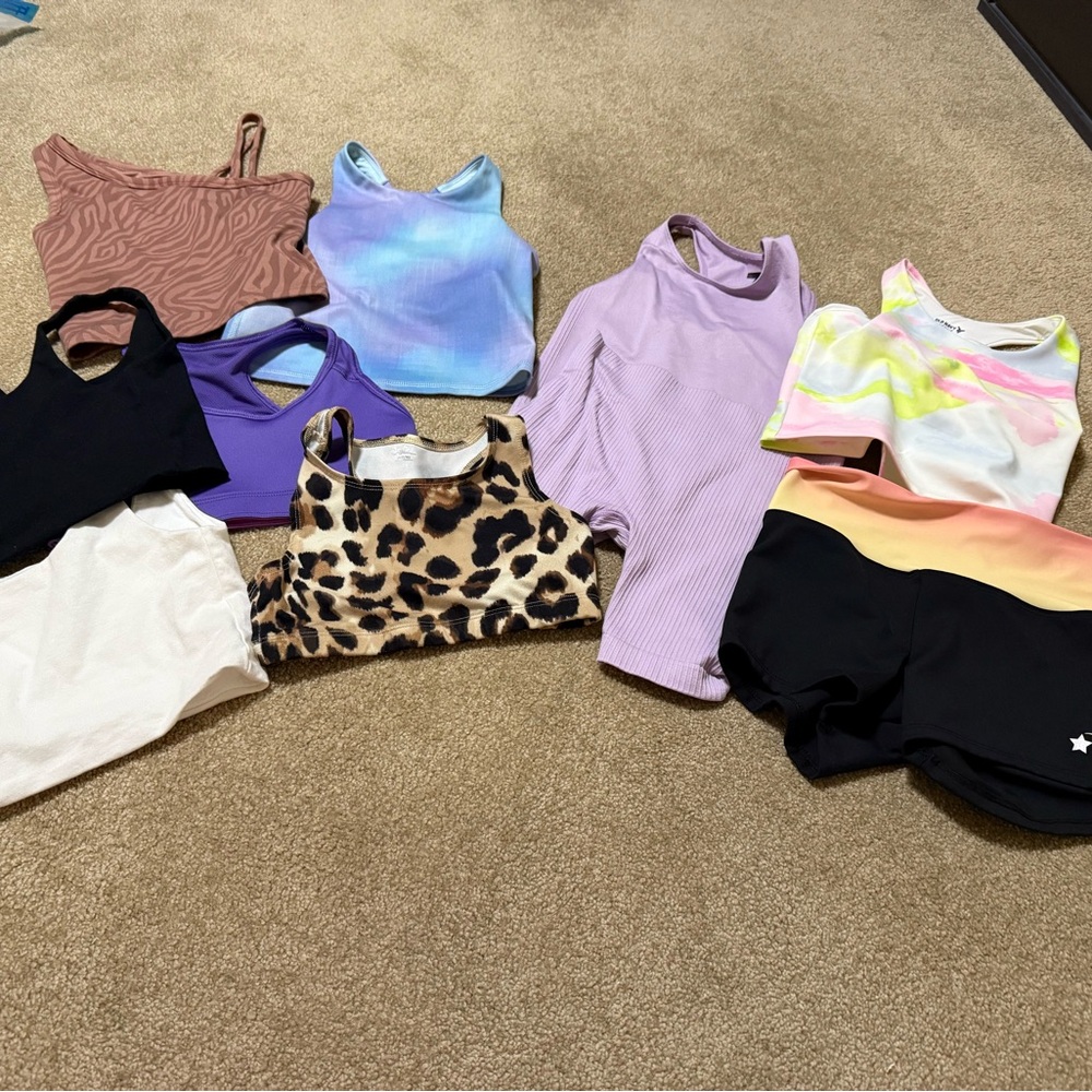 Girls dance or gym bundle 7/8 EUC